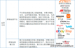 跨境电商行业市场所作款式查询拜访阐发